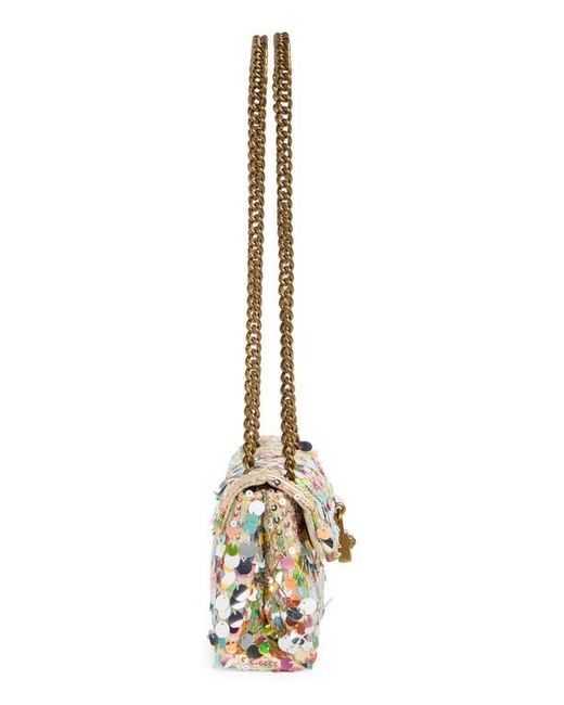 Kurt Geiger Metallic Sequin Mini Brixton Crossbody Bag