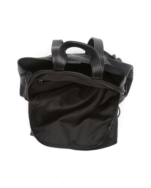 Rebecca Minkoff Black Darren Medium Leather Backpack