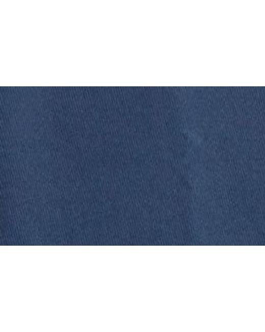 Scott Barber Blue Stretch Cotton & Silk Shorts for men