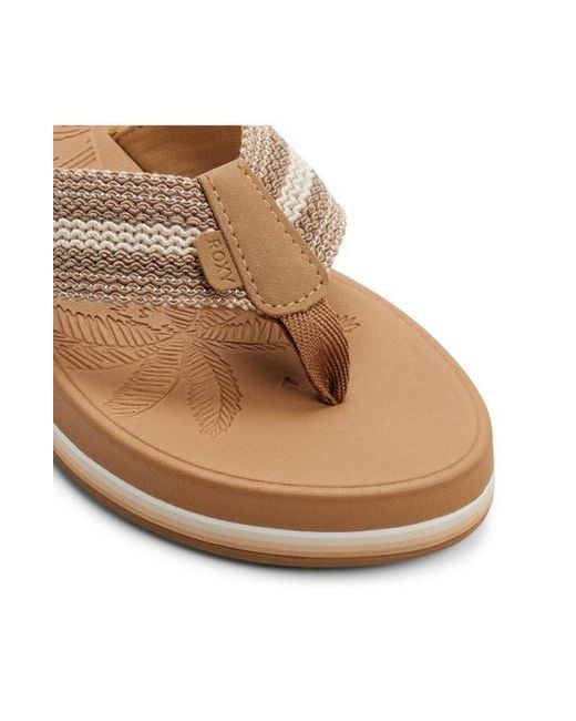 Roxy Brown Colbee Flip Flop