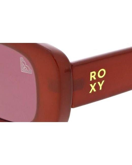 Roxy Red 53Mm Slim Oval Sunglasses