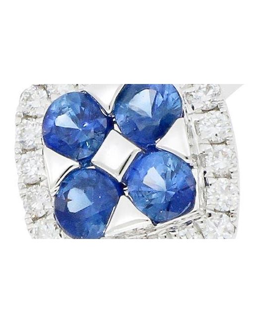 Bony Levy Blue Diamond & Sapphire Ring