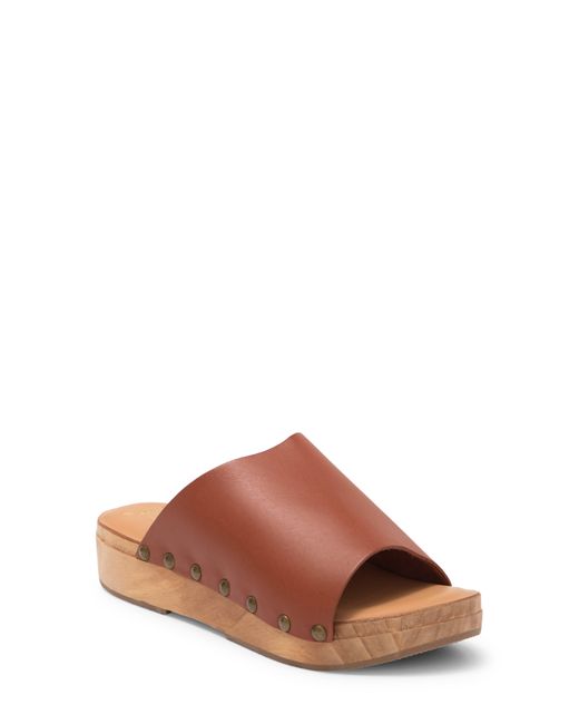 Beek Brown Monarch Slide Sandal
