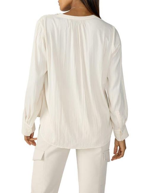 Sanctuary White Lizzie Sateen Tunic Top
