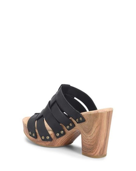 Kork-Ease Black Devan Platform Sandal