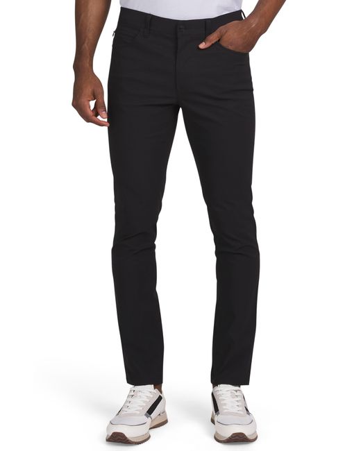 DKNY Black Essential Tech Stretch Pants for men
