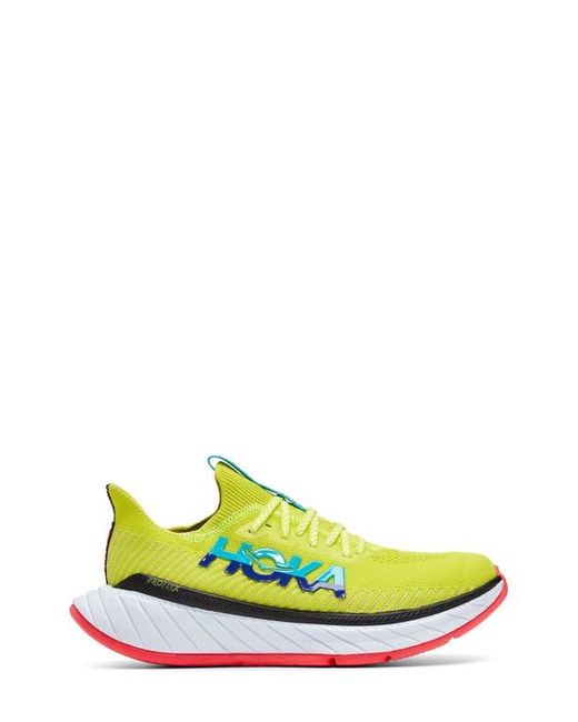 Hoka One One Yellow Carbon X 3 Running Shoe for men