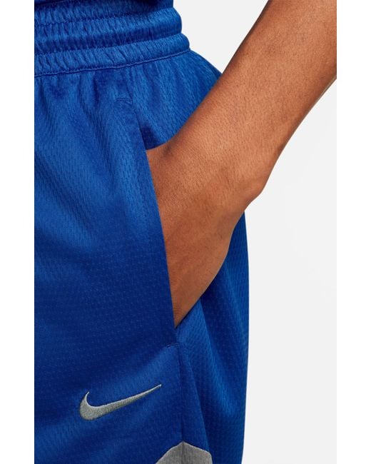 Nike Blue Icon Dri-fit Basketball Shorts for men