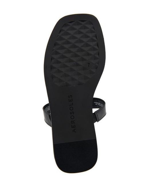 Aerosoles Black Boston Chain Sandal