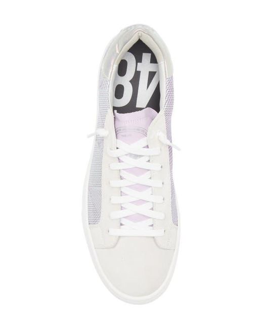 P448 White Thea Platform Sneaker