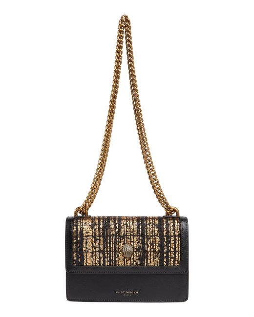 Kurt Geiger Shoreditch Eagle Small Crossbody Bag In Charcoal At