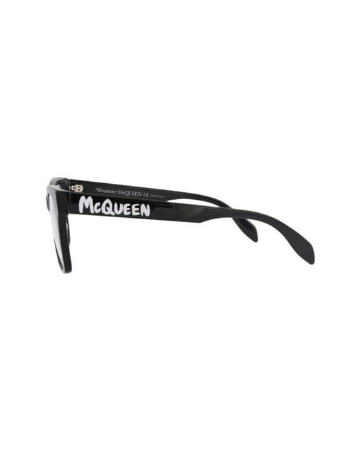 McQ Alexander McQueen Black Optical Glasses