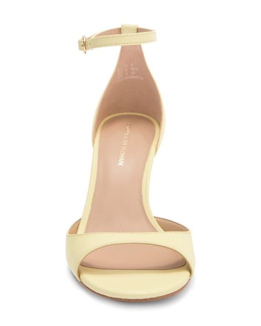 Stuart Weitzman Metallic Isla Ankle Strap Sandal
