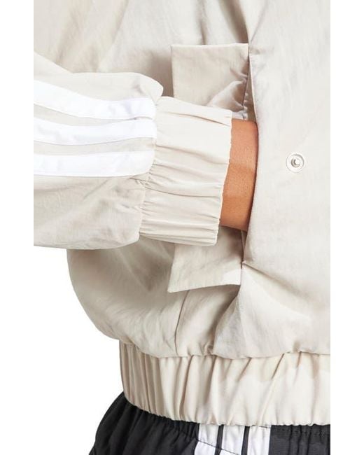 Adidas Gray Essentials 3-Stripes Lifestyle Bomber Jacket