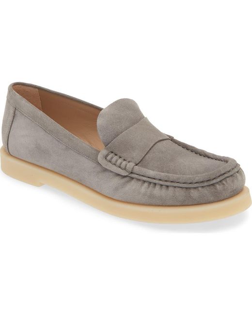 Stuart Weitzman Gray Blake Loafer