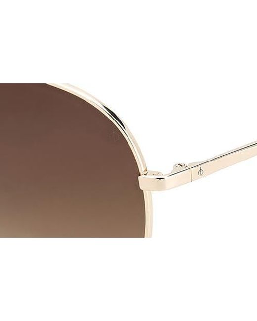 Rag & Bone Brown 59Mm Aviator Sunglasses for men