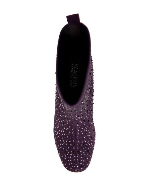 Kenneth Cole Purple Rida Stretch Bootie