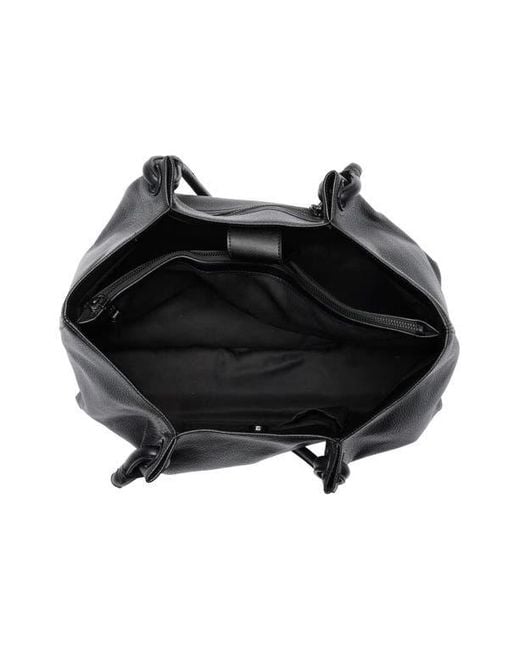 Steve Madden Black Dougie Tote Bag