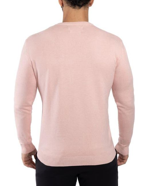 Xray Jeans Pink Crewneck Knitted Pullover Sweater for men