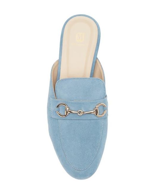 Bruno Magli Blue Dalia Bit Mule