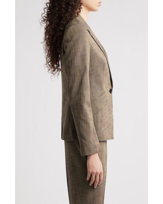 Boss Brown Jia One-Button Blazer