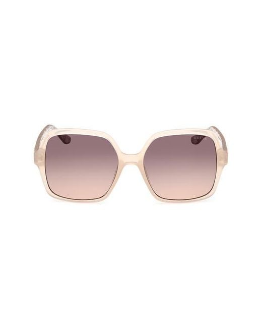 Guess Pink Square Sunglasses for men