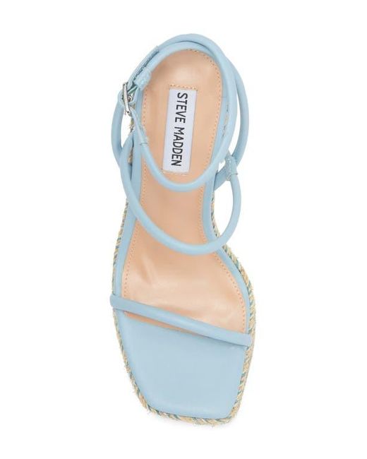 Steve Madden Blue Unify Espadrille Platform Wedge Sandal