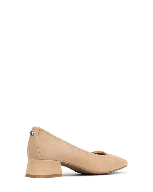 Donald J Pliner Natural Rya Square Toe Pump
