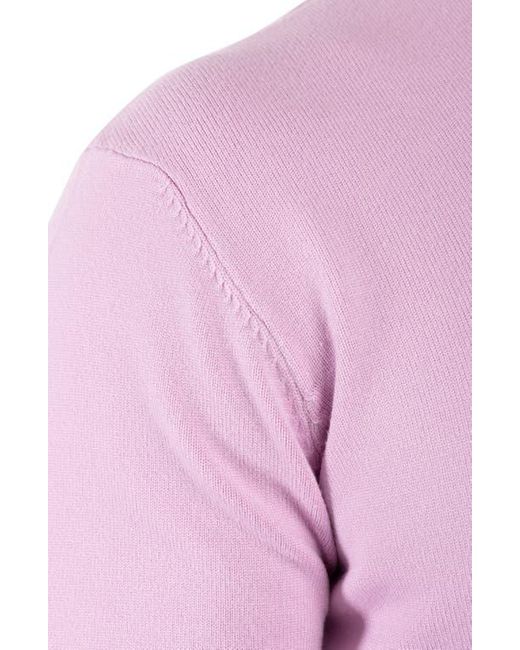 Xray Jeans Purple Ribbed V-Neck Sweater for men