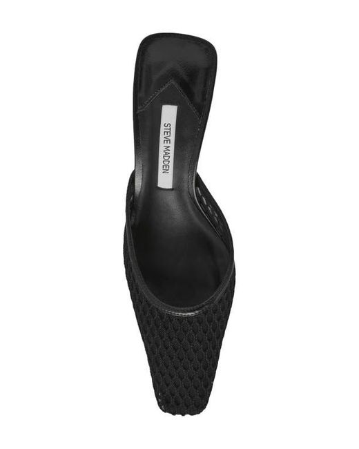 Steve Madden Black Alyse Mule