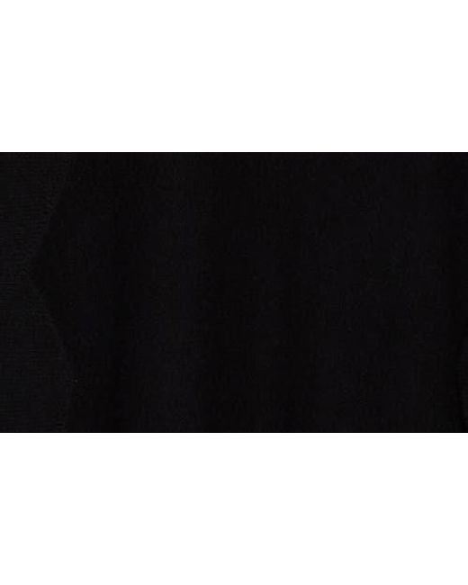 Sofiacashmere Black Scallop Edge Open Cardigan