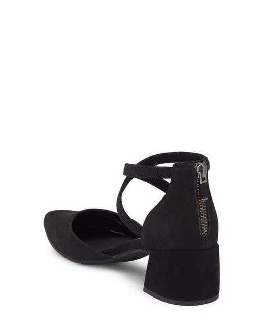 Eileen Fisher Black Venice Block Heel Pump