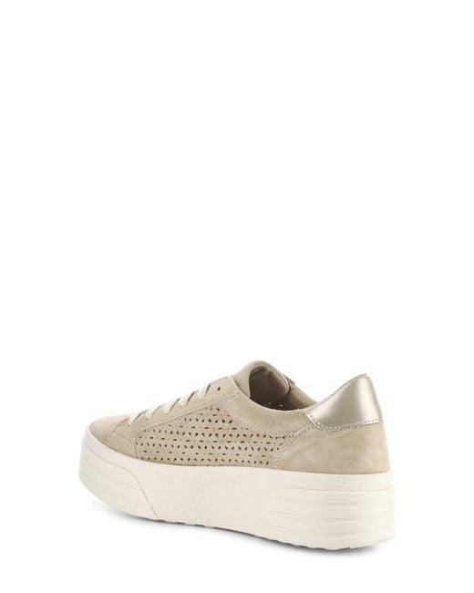 Bos. & Co. White Lotta Platform Sneaker