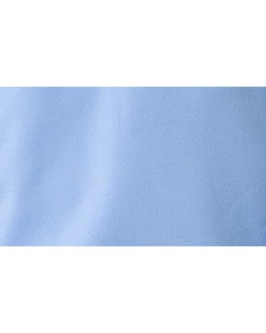 Levelwear Blue Frequency Quarter Zip Pullover for men