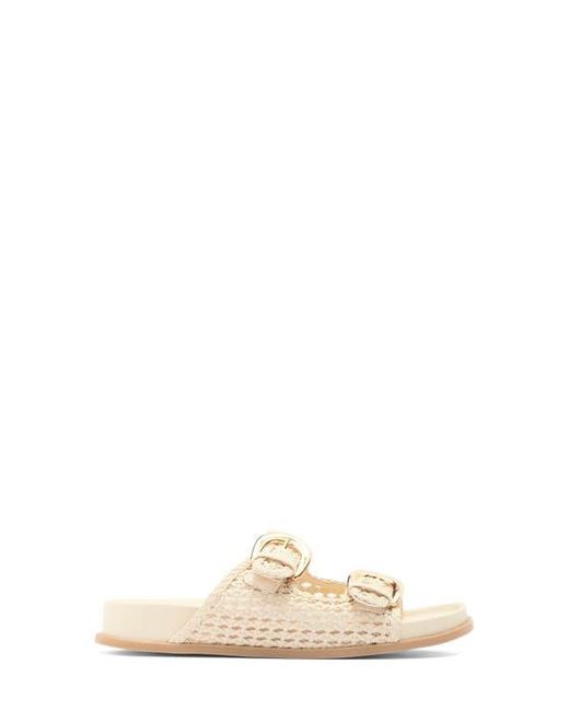 Dolce Vita Natural Sensa Woven Double Strap Slide Sandal
