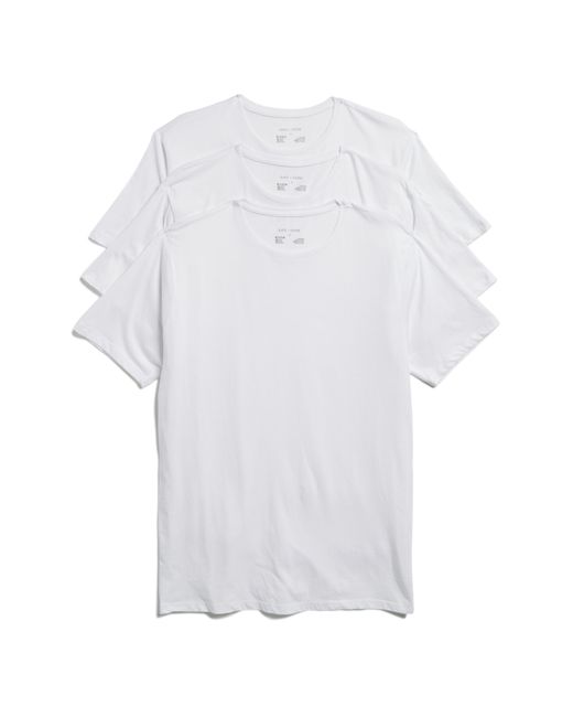 Slate & Stone White 3-pack Cotton Crewneck T-shirt for men