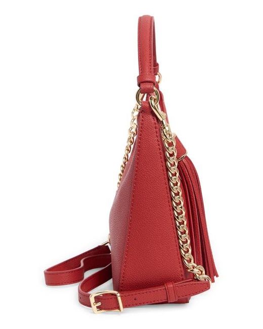 Rebecca Minkoff Red Mini Leather Hobo Bag