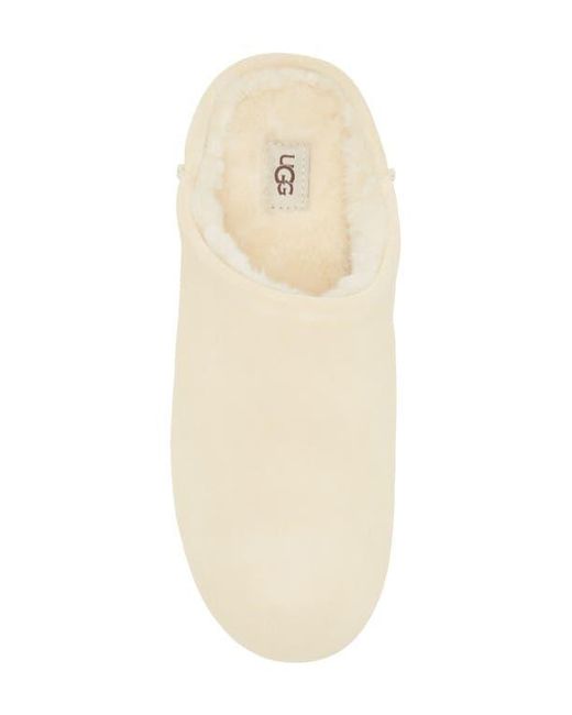 Ugg Natural Elea Waterproof Suede Slipper