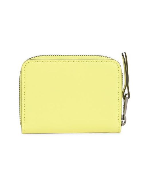 Longchamp Yellow Lc3D Zip Card Case