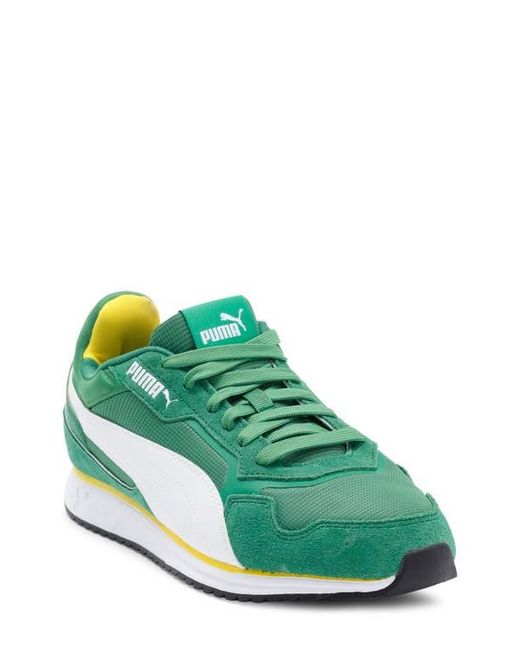 PUMA Green Softride St Miler Sneaker for men