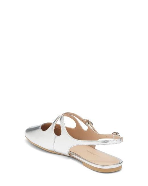 Stuart Weitzman Metallic Clover Slingback Mule