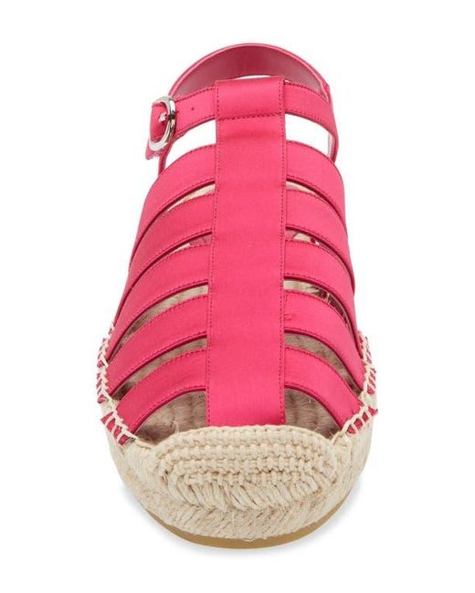 Jeffrey Campbell Pink Tan Lines Espadrille Fisherman Sandal