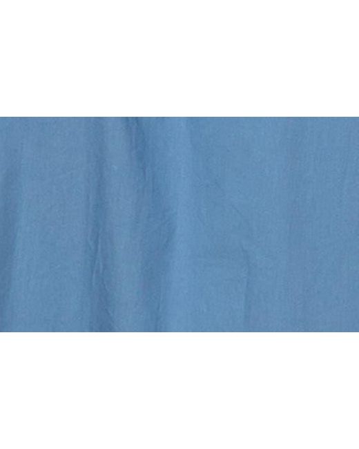 MELLODAY Blue Pleated A-line Sundress