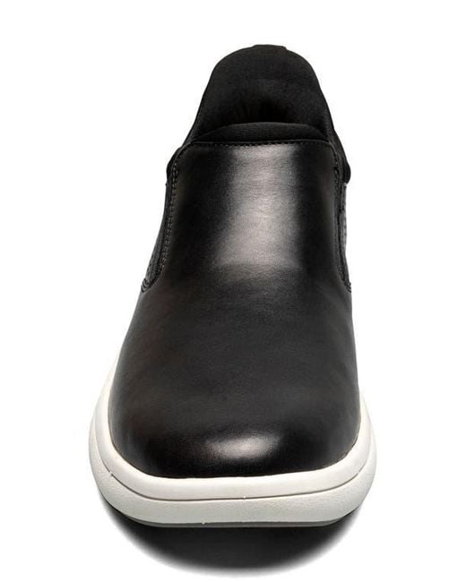 Florsheim Black Fleet Plain Toe Sneaker for men