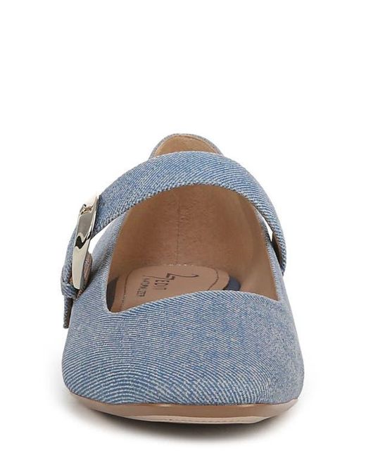 27 EDIT Naturalizer Blue Carter Mary Jane Flat
