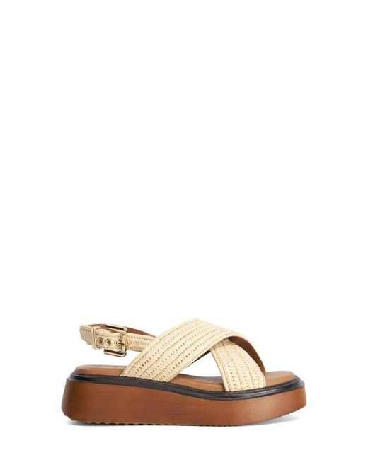Dune Brown Lovess Platform Sandal