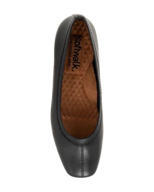Softwalk® Black Vera Cruz Flat