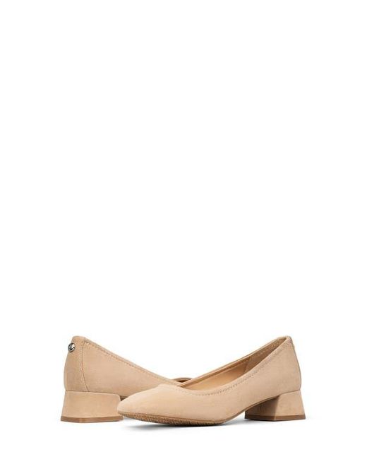 Donald J Pliner Natural Rya Square Toe Pump