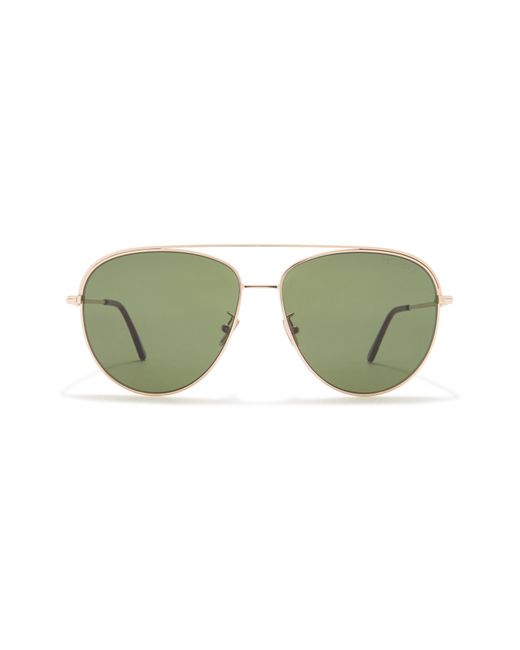 Tom Ford Green 62mm Navigator Sunglasses for men