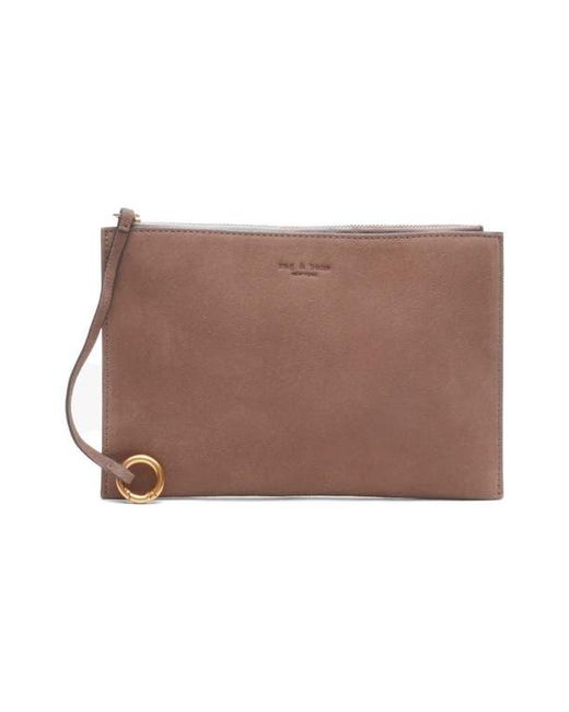 Rag & Bone Brown Alix Suede Tote